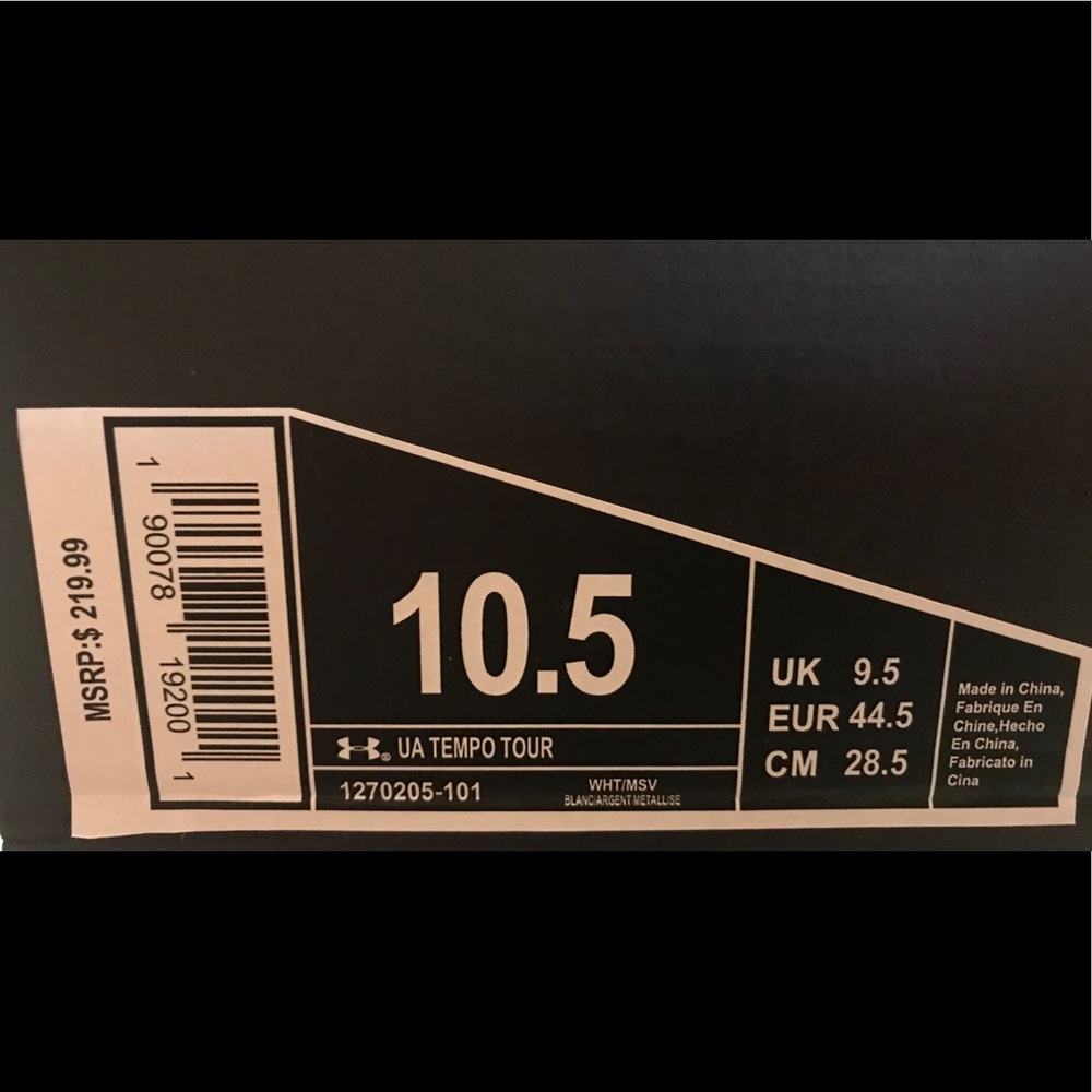 NEW | UA Tempo Tour Golf Shoes Speith | 10.5 - Picture 8 of 8